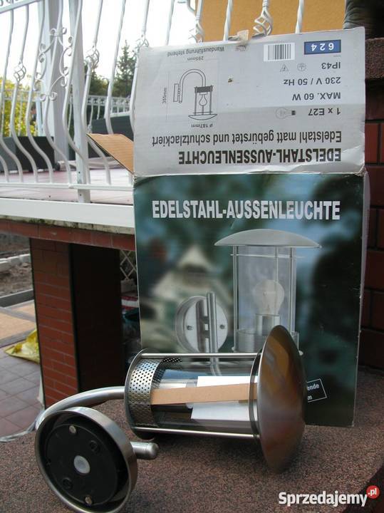 kinkiet zewnętrzny lampa kwasoodporna nowa