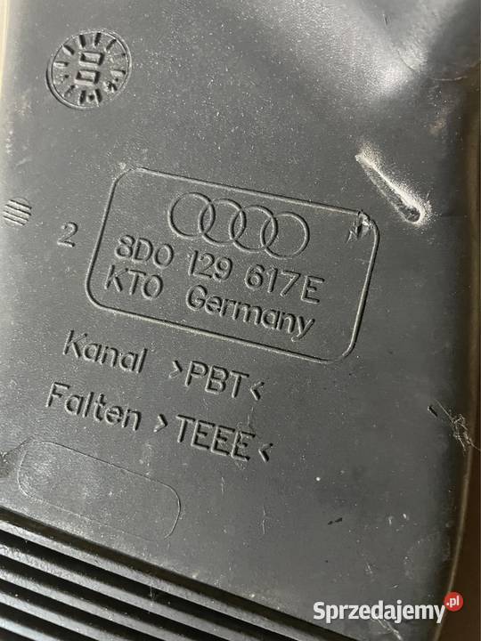 Rura dolot powietrza 8D0129617 audi a4 b5 Szczecin sprzedam