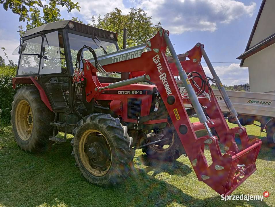 Ładowacz Tur Mocowanie Do Ciągnika Zetor 7245 Tychów