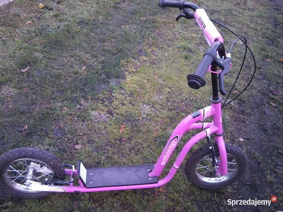 Hulajnoga Scuter terenowa różowa WN115A koła 125 śląskie