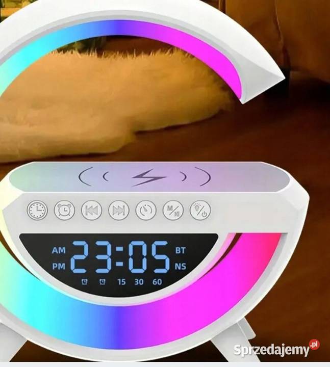 Lampka LED KOLOROWE Ładowarka Głośnik RGB RADIO Czarnków sprzedam