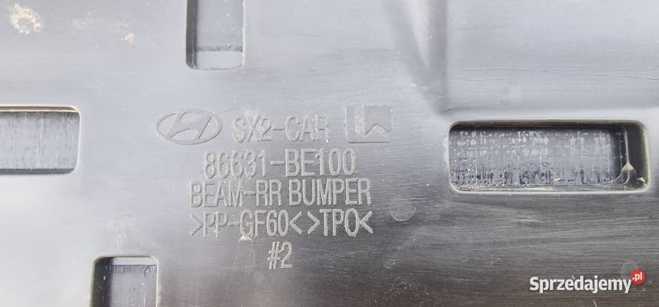 HYUNDAI KONA II BELKA ZDERZAKA TYŁ 86631BE100 Bieleń