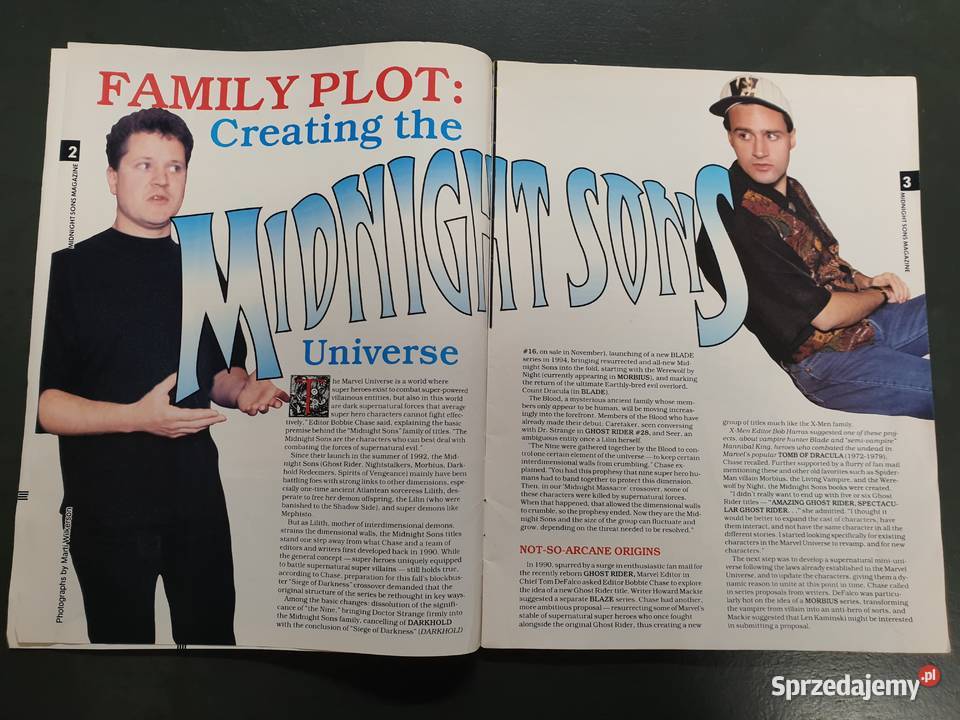 Ghost Rider The Midnight Sons Magazine 1993 Rok wydania 1993 Gdynia