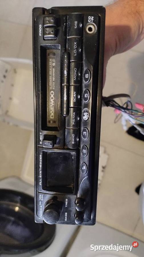 Radio samochodowe klasyk 1DIN Daewoo oryginał Radioodtwarzacze