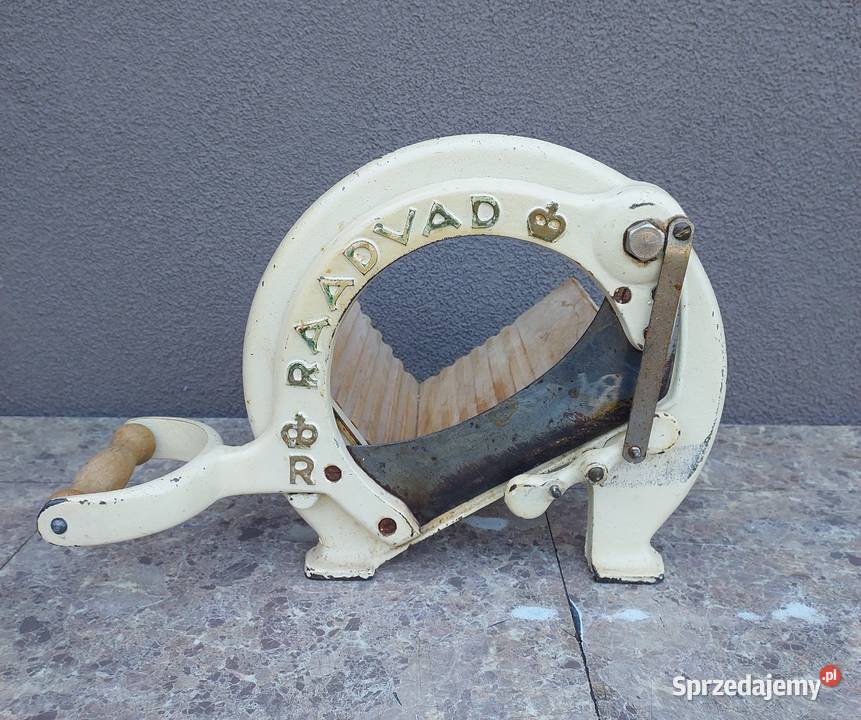 Stara krajalnica gilotyna do ziół Raadvad 294 pomorskie Tczew
