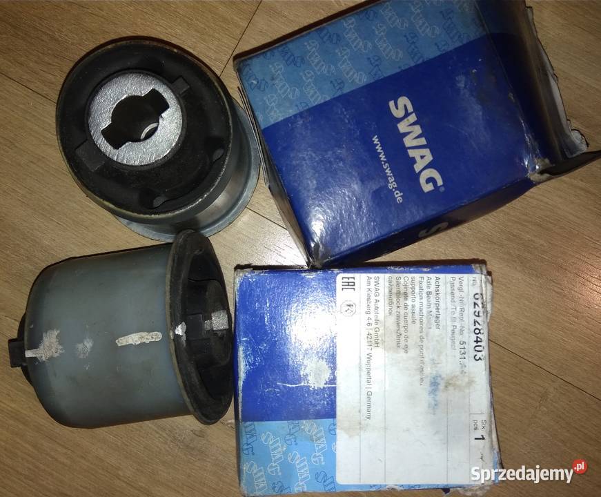 TULEJA BELKI ZAWIESZENIA SWAG 62 92 8403 CITROEN Belki zawieszenia Belki zawieszenia Rokity