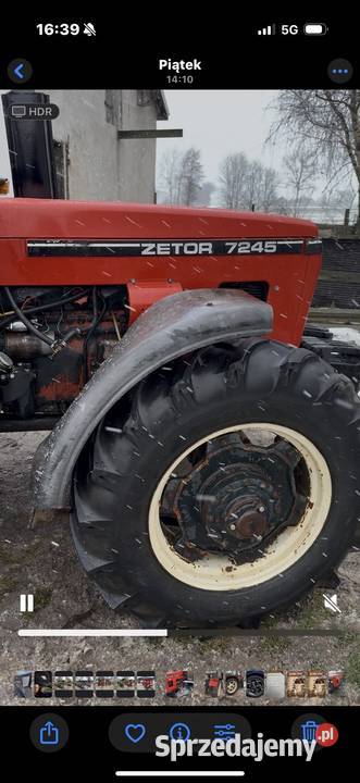 Zetor 7245 Amortyzacja kabiny Lipno