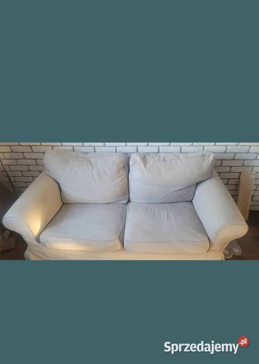 Beżowa Sofa z fotelem Ikea Ektorp Sofy i kanapy