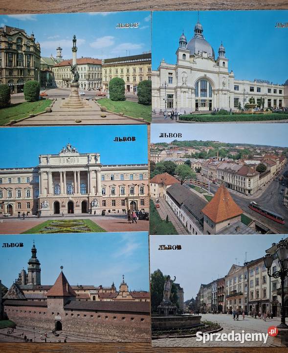 Lwów pocztówki 9 twarda Kraków