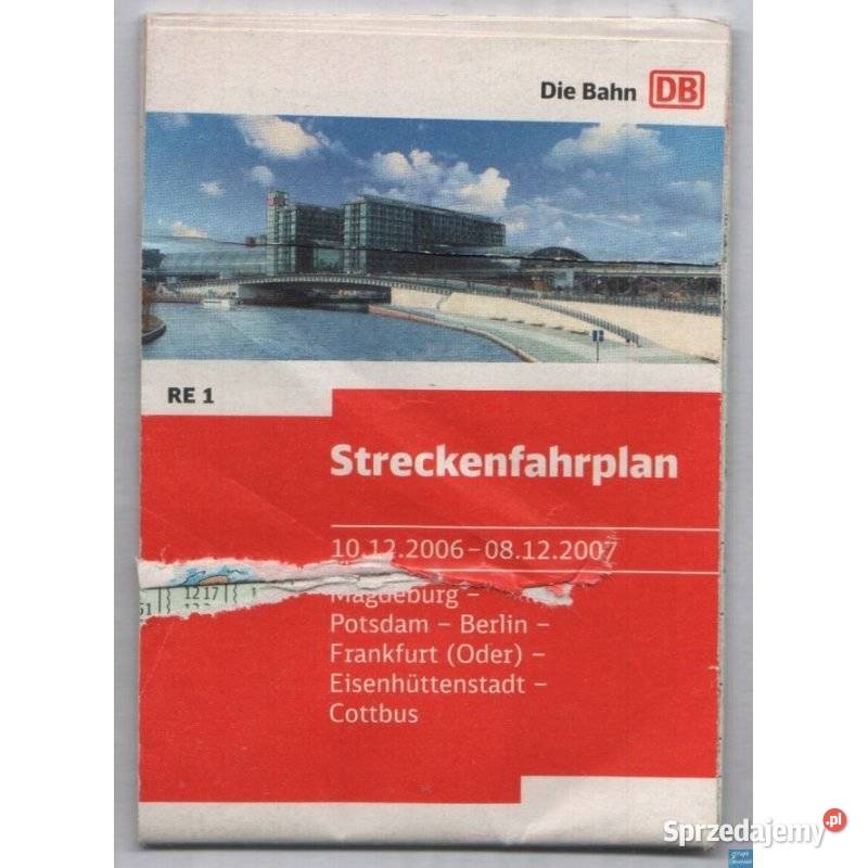 Die Bahn DB Streckenfahrplan 10122006 08122007 Radom