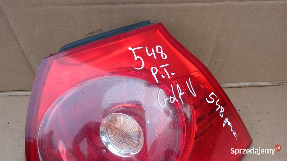 VW GOLF V HB LAMPA TYŁ PRAWA Zbierkowo sprzedam