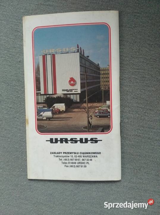 Ursus mini katalog ciągników oryginalny Pozostałe Lublin