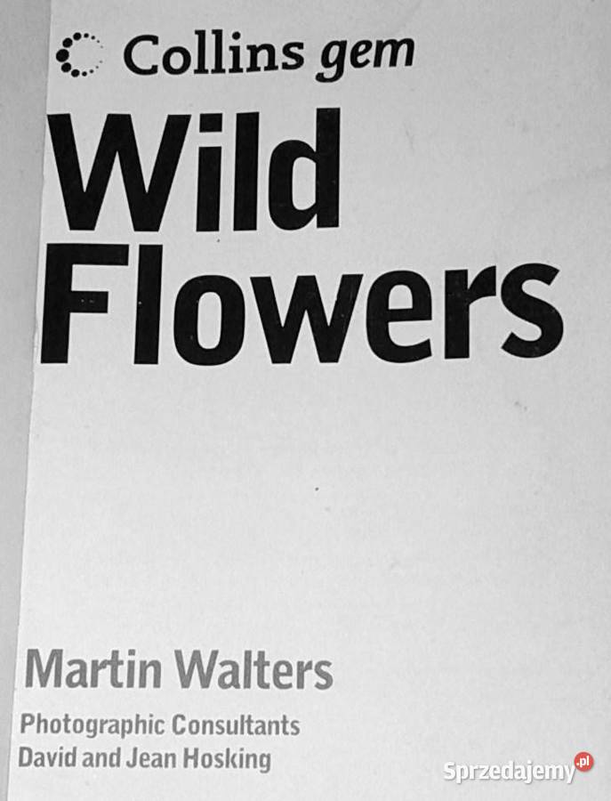 Wild flowers Martin Walters Collins Gem miękka Chełm