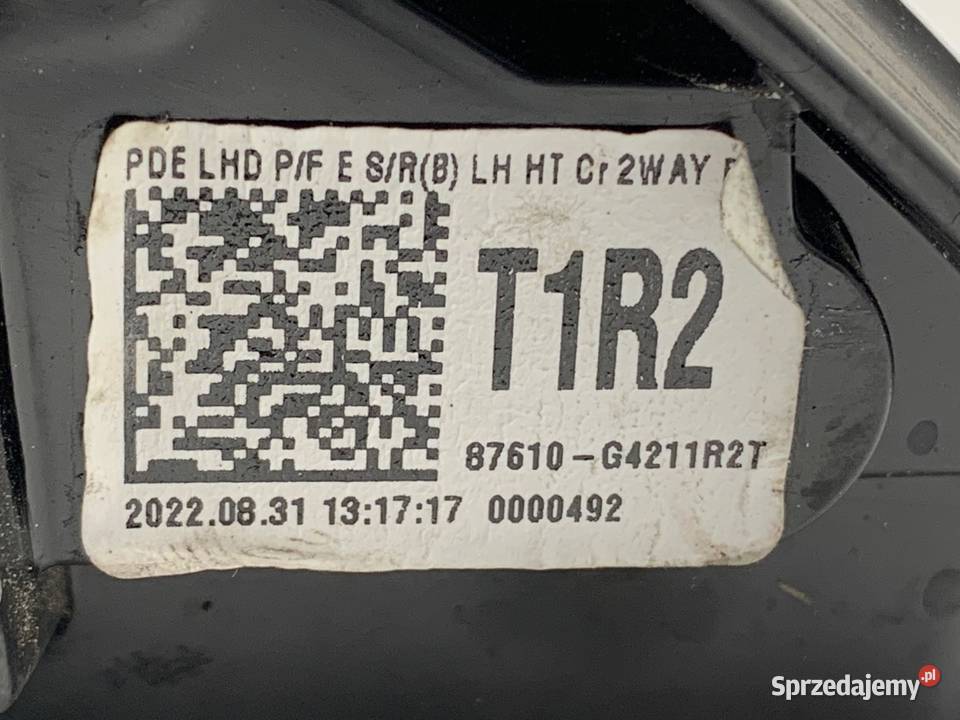 LUSTERKO LEWY HYUNDAI i30 Kombi SHIMMERING Lusterka zewnętrzne