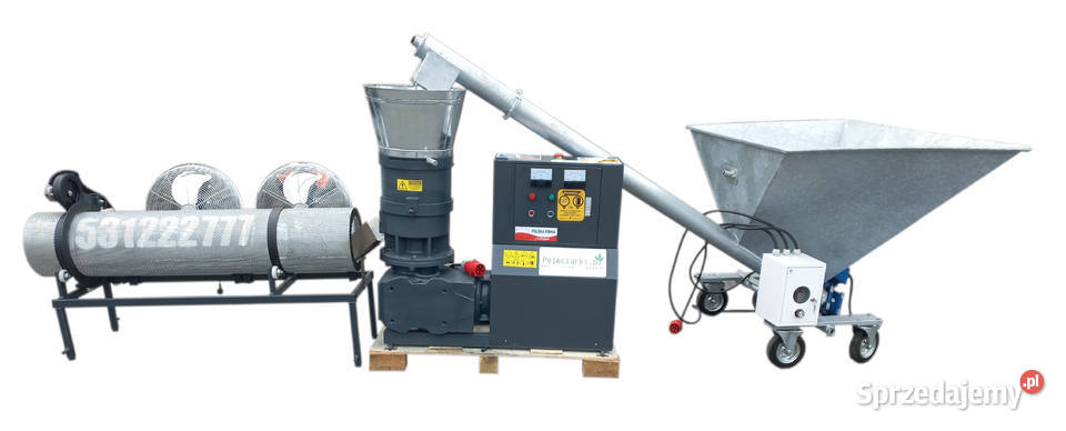 Pelleciarka 22 kW podajnik kalibrator do 350 h Częstochowa