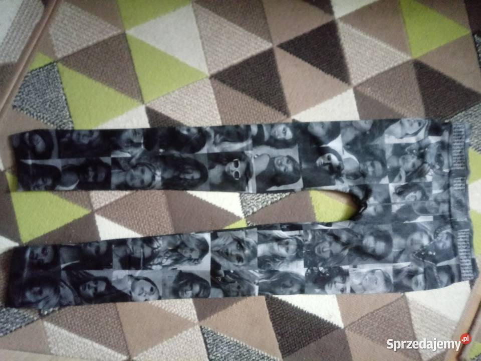 Nowe legginsy bezszwowe z twarzami sprzedam