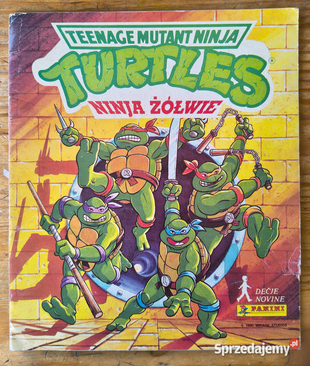 Teenage mutant ninja turtles żółwie naklejki Pozostałe Sosnowiec