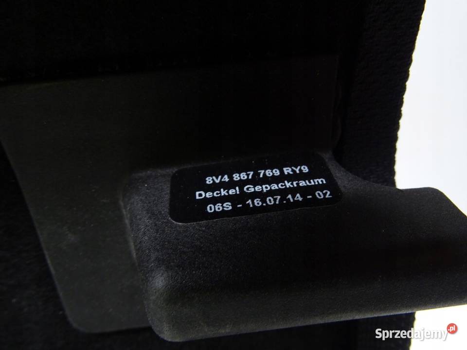 PÓŁKA OSŁONA BAGAŻNIKA TYŁ TYLNA 8V4867769 AUDI małopolskie sprzedam
