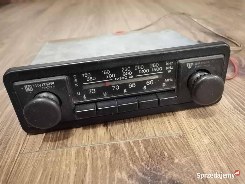 Radio samochodowe Unitra PRL Ruda Śląska