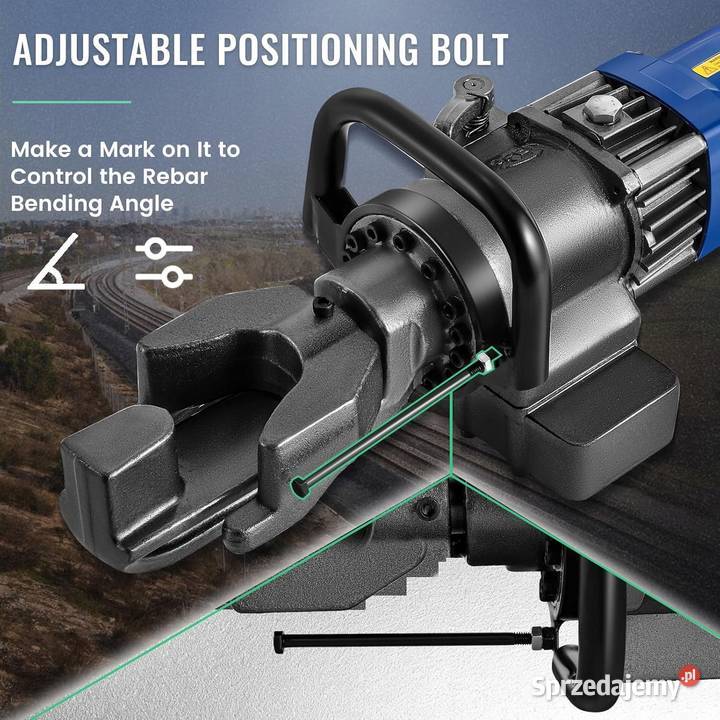 Giętarka Do Prętów 900W Hydrauliczna elektryczna Myszyniec