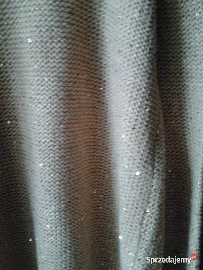 Sweter z cekinami delikatnie błyszczący kolo Swetry i golfy Kraków