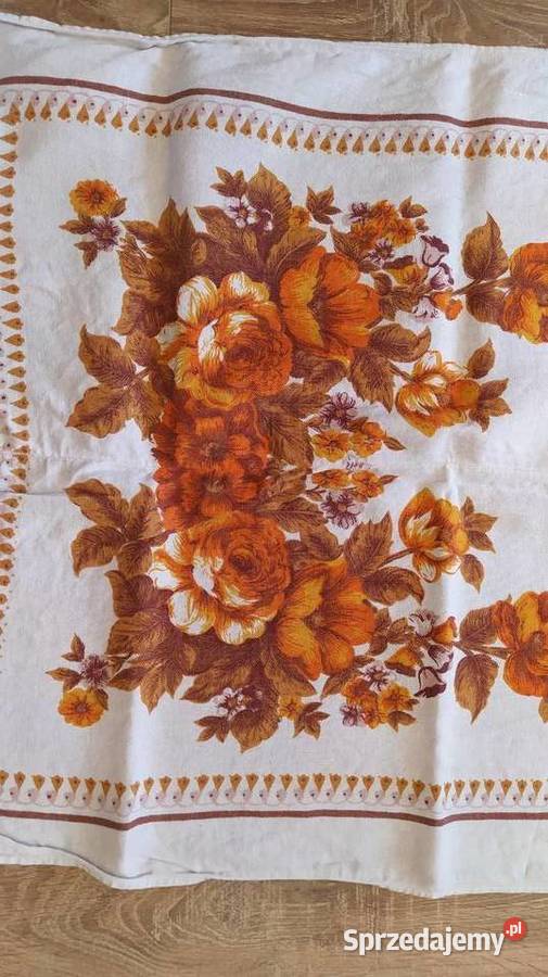 Obrus KWIATY prostokąt wielokolorowy Hajnówka