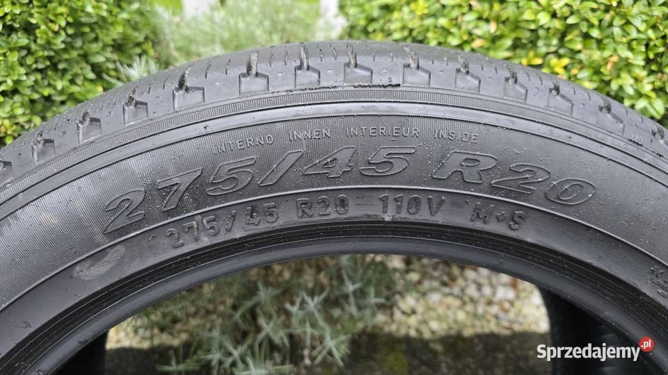 Opony pirelli scorpion verde all seasons 275 45 20cale Zamość sprzedam