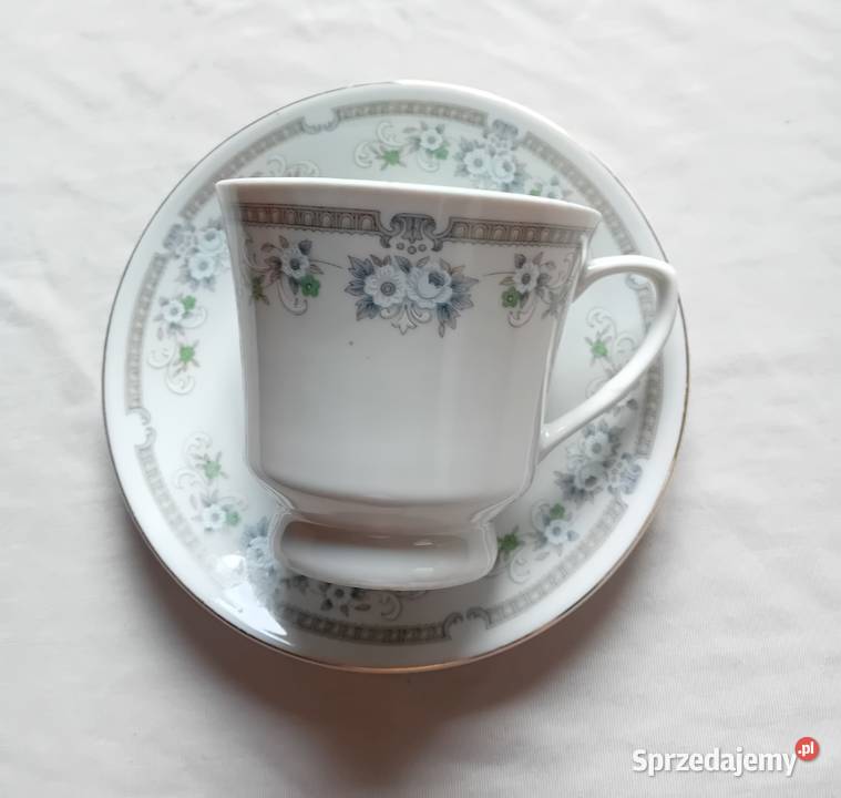 Filiżanka duo porcelana chińska lata 60e70e XX w Koźminek