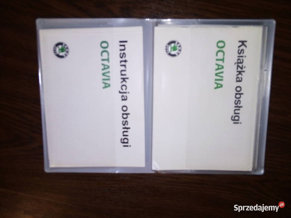 Instrukcji obsługi książka serwisowa Skoda Octavia