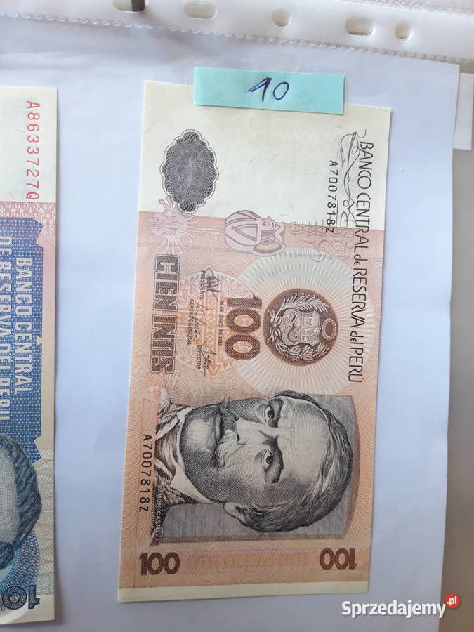 Banknot kolekcjonerski Peru