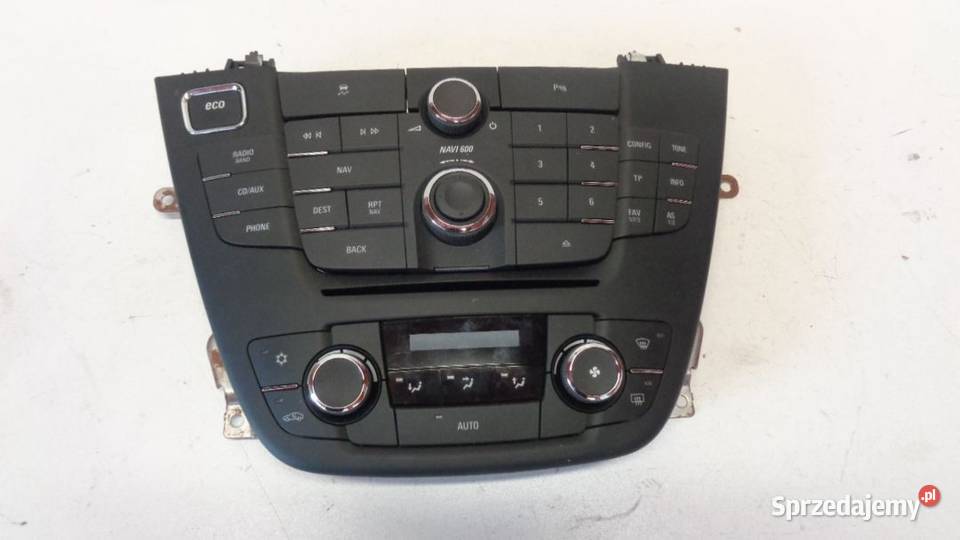 PANEL KLIMY NAVI RADIA OPEL INSIGNIA 20997887 Pozostałe Rakoniewice