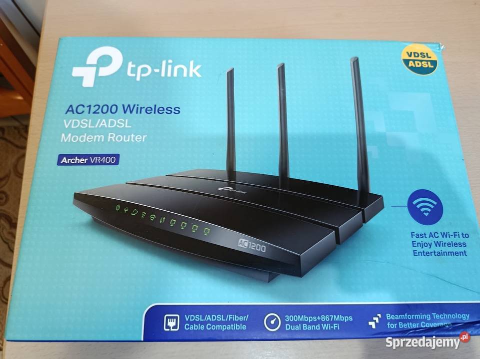 Router TPLINK Archer VR400 AC 1200 Wireless Szczecin sprzedam
