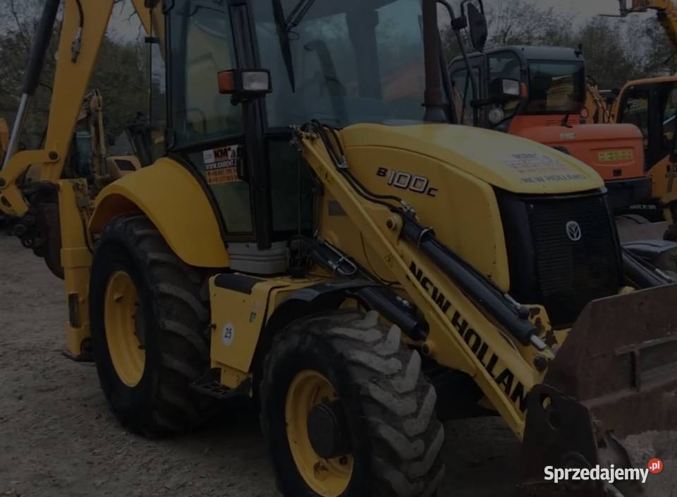 Koparko ładowarka holland b100c koparka 2014r Kroczyce