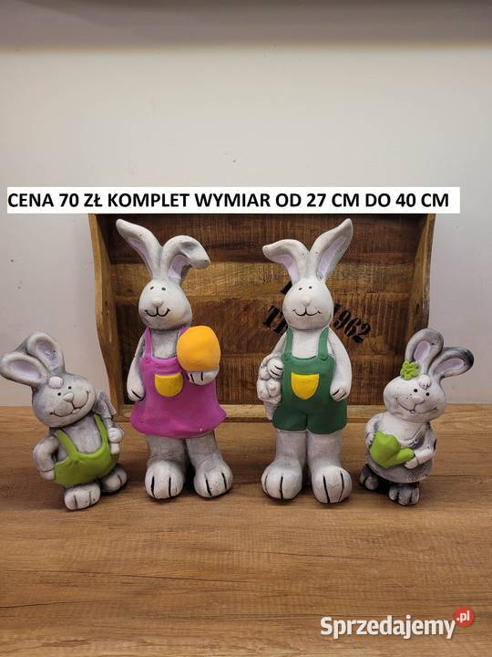Baranek gipsowy baranki z gipsu pisanka Poznań sprzedam