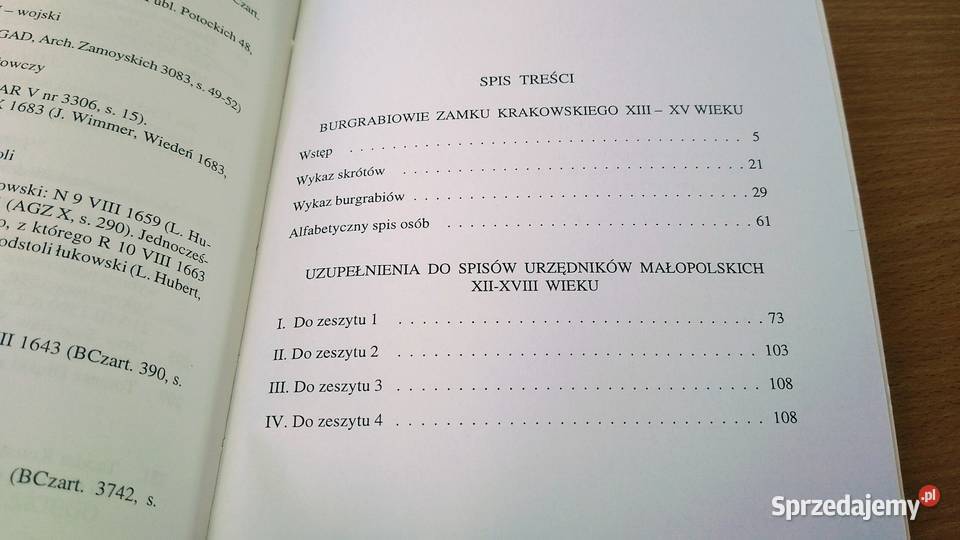 Burgrabiowie zamku krakowskiego XIIIXV wieku pomorskie Gdańsk
