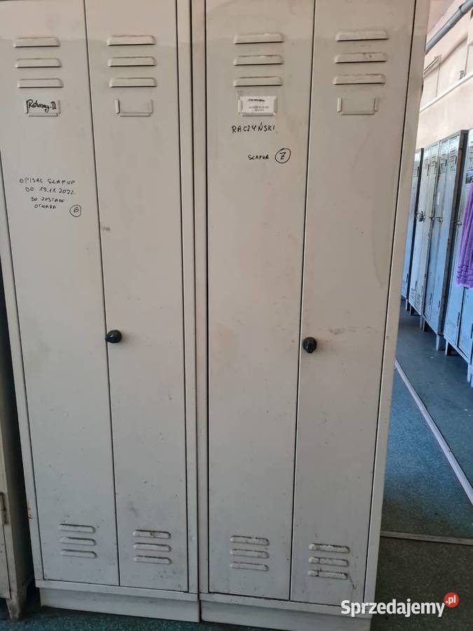 Szafki metalowe robocze BHP