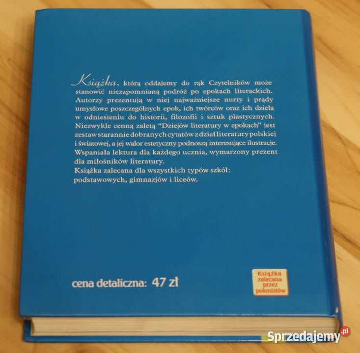 Dzieje literatury w epokach antyku do Siedlce