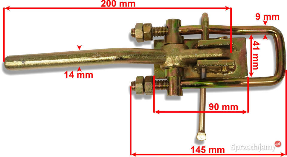 ZAMEK BURTY Język Spinacz Boku Prawy OCYNK D35 Hydraulika Solec Kujawski