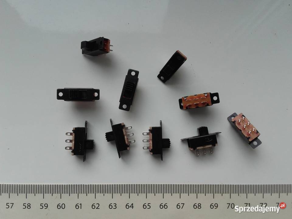 Przełącznik suwakowy 6Pin DPDT 2P2T Model kujawsko-pomorskie Bydgoszcz sprzedam