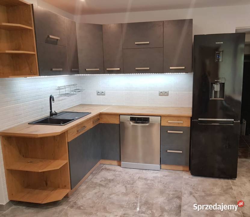 KUCHNIA VIGO FRONTY GRAFIT SZCZOTKOWANY DĄB podlaskie Białystok