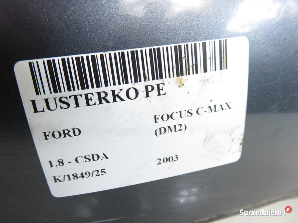 LUSTERKO PRAWE FORD FOCUS C 5 PIN K1 osobowe