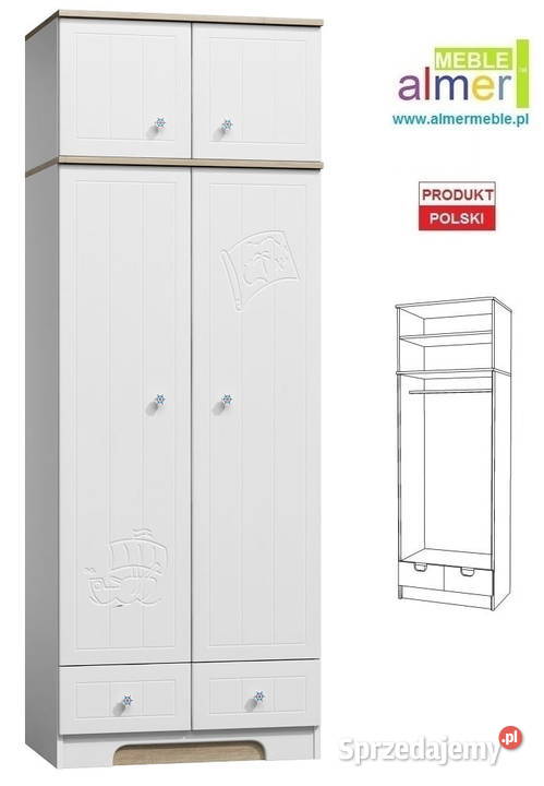 MARINE MDF N9N szafa dziecięca 80x53 w227 Oświęcim