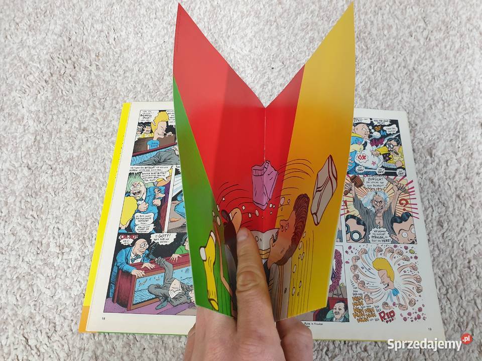 Beavis und ButtHead komiks z plakatem 1994 Gdynia