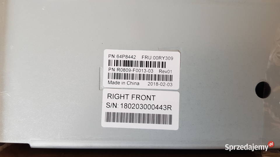 IBM 64P8442 szyny rackowe do macierzy IBM V5000 Warszawa sprzedam