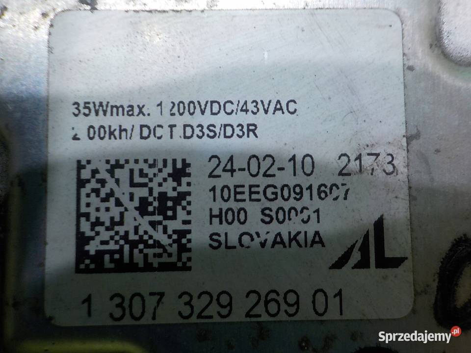 VOLVO C30 LIFT 16 D 10r przetwornica XENON prawa