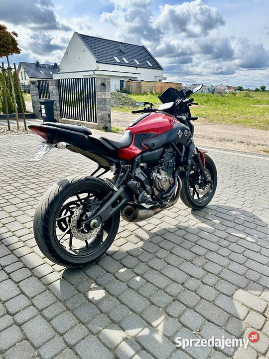 Yamaha MT07 MT07 ABS 2015 metalic Pruszcz Gdański sprzedam