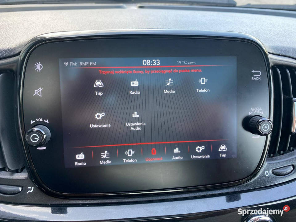 Fiat 500 DOLCEVITA TABLET klima tempomat DRL światła do jazdy dziennej Żory