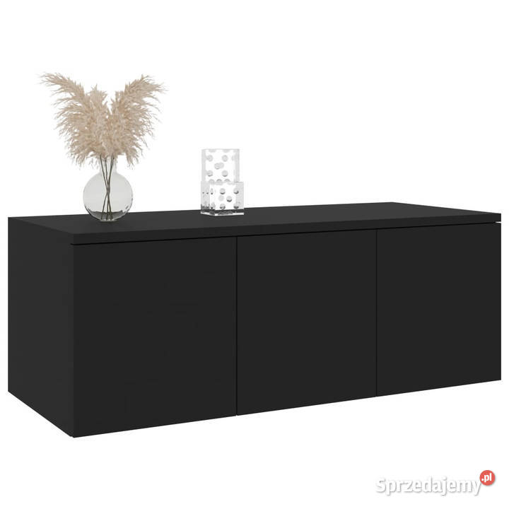 Szafka pod TV czarna 80x34x30 materiał mazowieckie Warszawa sprzedam