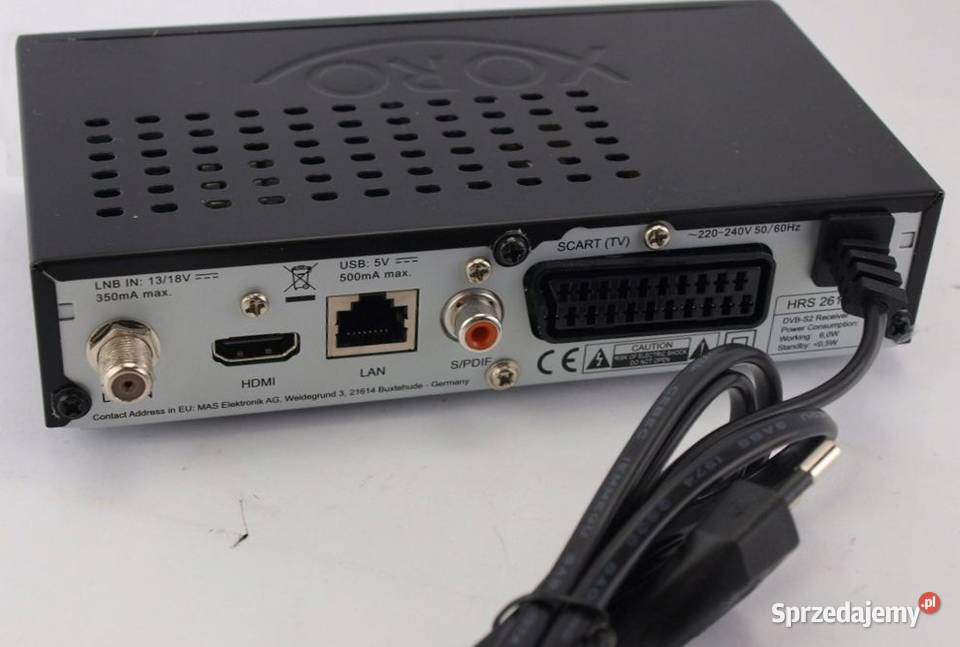 Satelitarny Tuner Xoro HRS 2610 DVBSS2 Warszawa