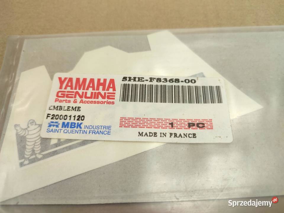 NAKLEJKA MICHELIN POD NOGI YAMAHA YQ50 2000